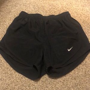 All black nike shorts!!